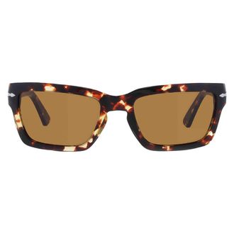 Persol Brown Rectangular Mens Sunglasses PO3363S 985/33 55