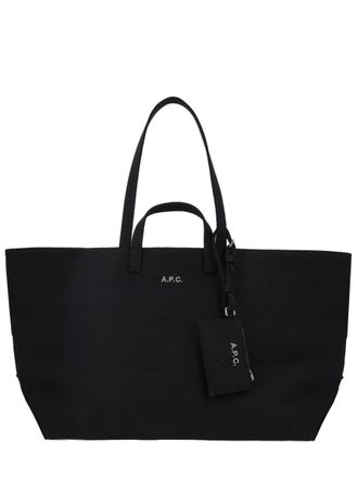 A.P.C. Le Drummer Attached Pouch Tote Bag