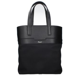 Pineider Herrens Umh&auml;ngetaschen aus schwarzem Stoff