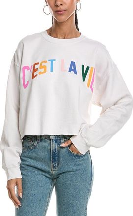 Project Social T Cest La Vie Raw Hem Sweatshirt