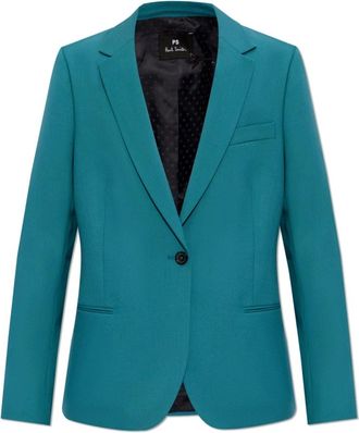 Paul Smith Wollen Blazer - Dames - Blazers - Blauw - S - Wol - Jassen