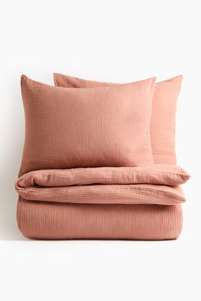 H&M Musselinbettw&auml;sche f&uuml;r Doppel-/Kingsize-Betten - Orange