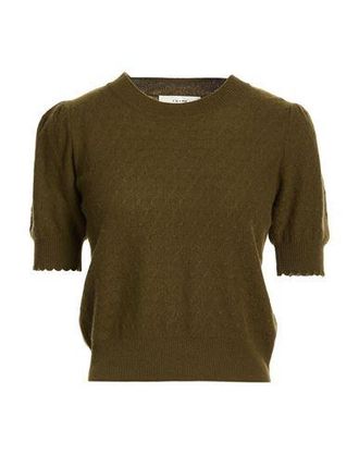 Frame Denim POINTELLE PUFF SLEEVE SWEATER
