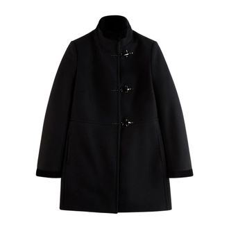 Fay Cappotto in Lana Virginia - - Coats - Donna - Nero - XS