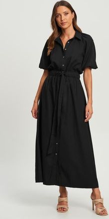 Willa Orchid Shirt Dress in Black at Nordstrom, Size 2