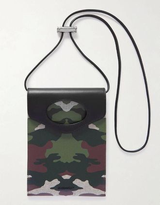 Burberry Womens Mini Pocket Phone Pouch - Green - Size: UNI