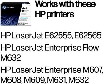 OEM Cartucho De T&oacute;ner Hp 37a (cf237a), Negro