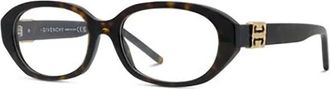 Givenchy 4G Liquid Optisch Montuur - unisex - Brillen - Bruin - 53 MM - Accessoires