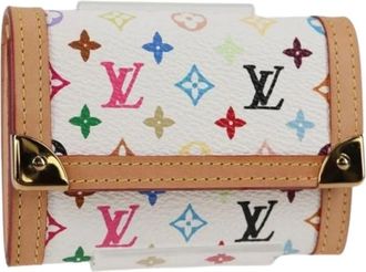 Louis Vuitton Pre-owned Wallets, female, White, Size: ONE SIZE Pre-owned Canvas Wallet