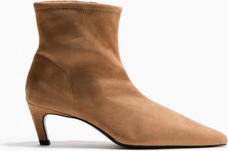 H&M Sock Boots mit Absatz - Yellow