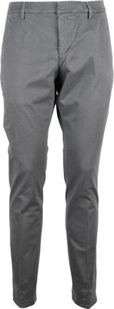 Dondup Grey Gaubert Milano Stitch Stretch Cotton Trousers