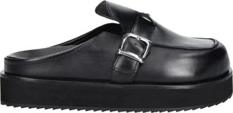 Patrizia Pepe Leren Mules - Dames - Schoenen - Zwart - Maat: 41 EU Leer