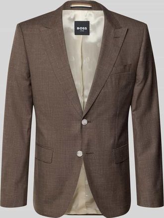 HUGO BOSS Regular Fit Anzugsakko aus Schurwoll-Mix Modell H-HUGE in Mittelbraun, Gr&ouml;&szlig;e 102