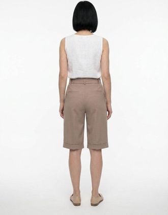 Dolce & Gabbana Virgin Wool Bermuda Shorts - Taupe