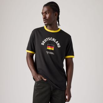 Levi's Germany Ringer Tee - Mens - M - Black