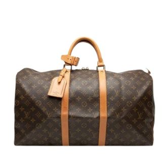 Louis Vuitton Pre-owned Weekend Bags, female, Brown, Size: ONE SIZE Pre-owned Keepall 50