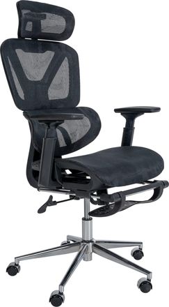 Clp Silla de oficina giratoria en tela negro
