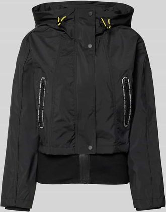 Khujo Jacke mit Rei&szlig;verschlusstaschen Modell AMELIA in Black, Gr&ouml;&szlig;e XXL