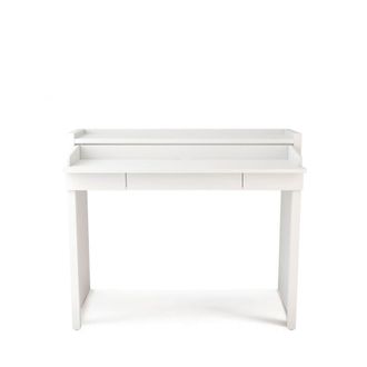 Woodman Consola de oficina extensible - Blanco