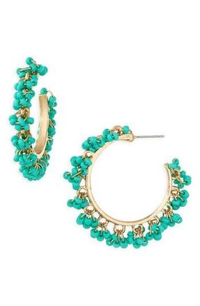 Cara Crystal Link Drop Earrings in Turquoise at Nordstrom Rack
