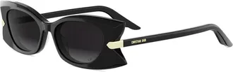 Dior butterfly S2I 10A1 - Dames - Zonnebrillen - Zwart - 52 MM - Accessoires