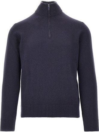 The Pull Wool quarter-zip sweater Man 48