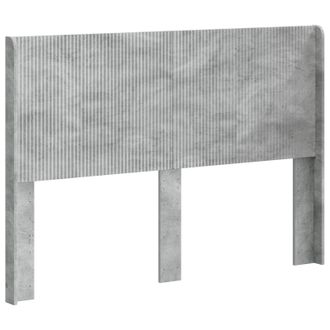 vidaXL Cabecero Gris Hormig&oacute;n Madera De Ingenier&iacute;a Vidaxl