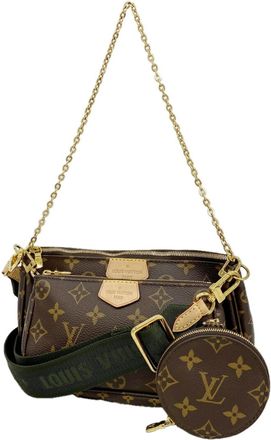 Louis Vuitton Brown Khaki Pouch (Pre-Owned)