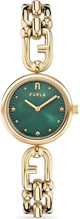 Furla Orologio Arco Chain 30mm - Verde