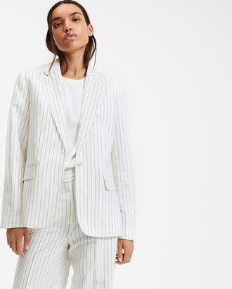 La Redoute Collections Losvallende gestreepte blazerjasje