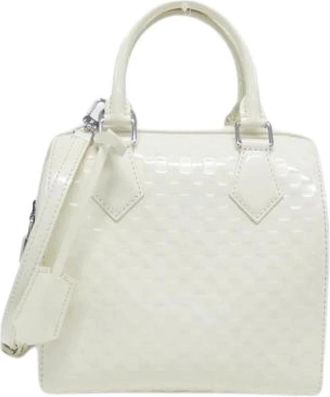 Louis Vuitton Pre-owned Handbags, female, Beige, Size: ONE SIZE Pre-owned Speedy Cube Boston Bag