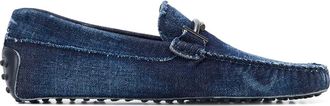 Tod's Double T denim loafers - Blauw