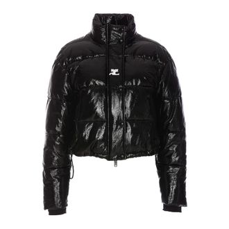 Courr&egrave;ges Dames, Jassen, Zwart, Maat: S Vinyl
