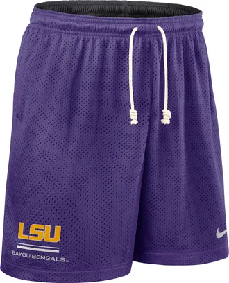 Nike LSU Sideline Reversible Nike Mens Dri-FIT College Shorts in Purple | 03BF522RLSN-RJ3