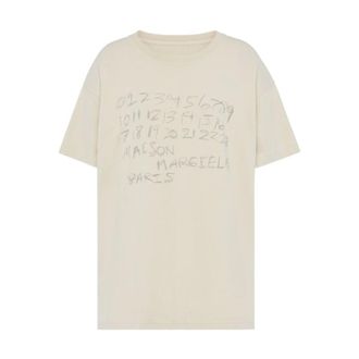 Maison Margiela Dames, Tops, Beige, Maat: M Katoen