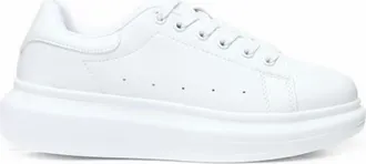 Berness Womens Platform Sneakers In White