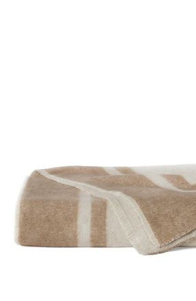 SFERRA Viletta Throw Blanket in Oat/beige at Nordstrom