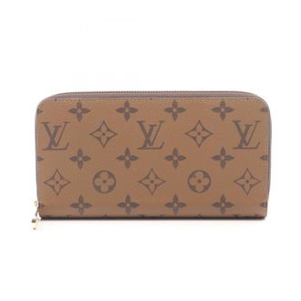 Louis Vuitton Brown Coated Canvas Long Wallet (Bi-Fold) (Pre-Owned)
