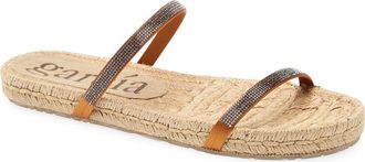 Pedro Garcia Janna Espadrille Sandal in Sunset Satin at Nordstrom Rack, Size 10Us / 40Eu
