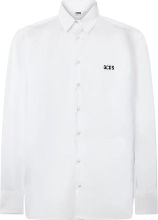 GCDS Camicia - Heren - Casual Overhemden - Wit - M - Overhemden
