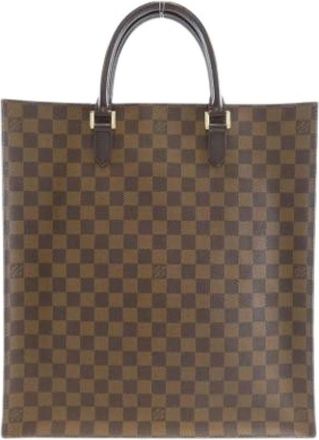 Louis Vuitton Pre-owned Tote Bags, female, Brown, Size: ONE SIZE Pre-owned Sac Plat Tote