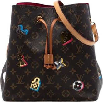 Louis Vuitton Pre-owned Bucket Bags, female, Brown, Size: ONE SIZE Pre-owned Neonoe Bucket Bag