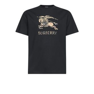 Burberry Heren, Tops, Zwart, Maat: XL Katoen