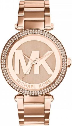 Michael Kors Womens Rose Gold-Tone Parker - Nude Stainless Steel - One Size