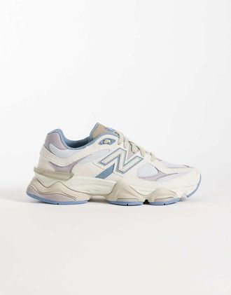 New Balance 9060 - Sneakers beige e azzurre-Neutro