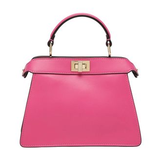 Fendi Peekaboo ISeeU Petite - female - Fendi - Handbags - Pink - ONE SIZE - Bags