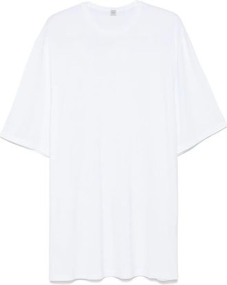 Toteme Abito modello T-shirt con vestibilità comoda - Bianco