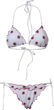 MC2 Saint Barth Frou Frou Triangle Bikini - Dames - Bikinis - Wit - L - Badmode