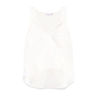 Max Mara Mujer, Camisetas, Blanco, Talla: S