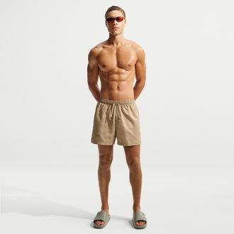 Nike Mens Swim Breaker 5 Full Lined Volley Short in Brown | NESSG505-241